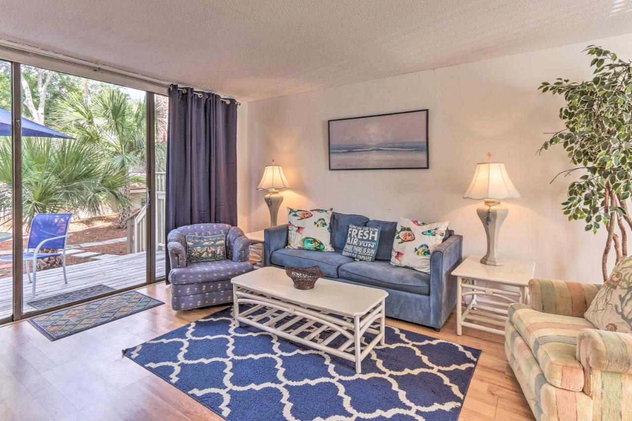 Hilton Head Island Townhome Patio, Walk To Beach Exteriör bild