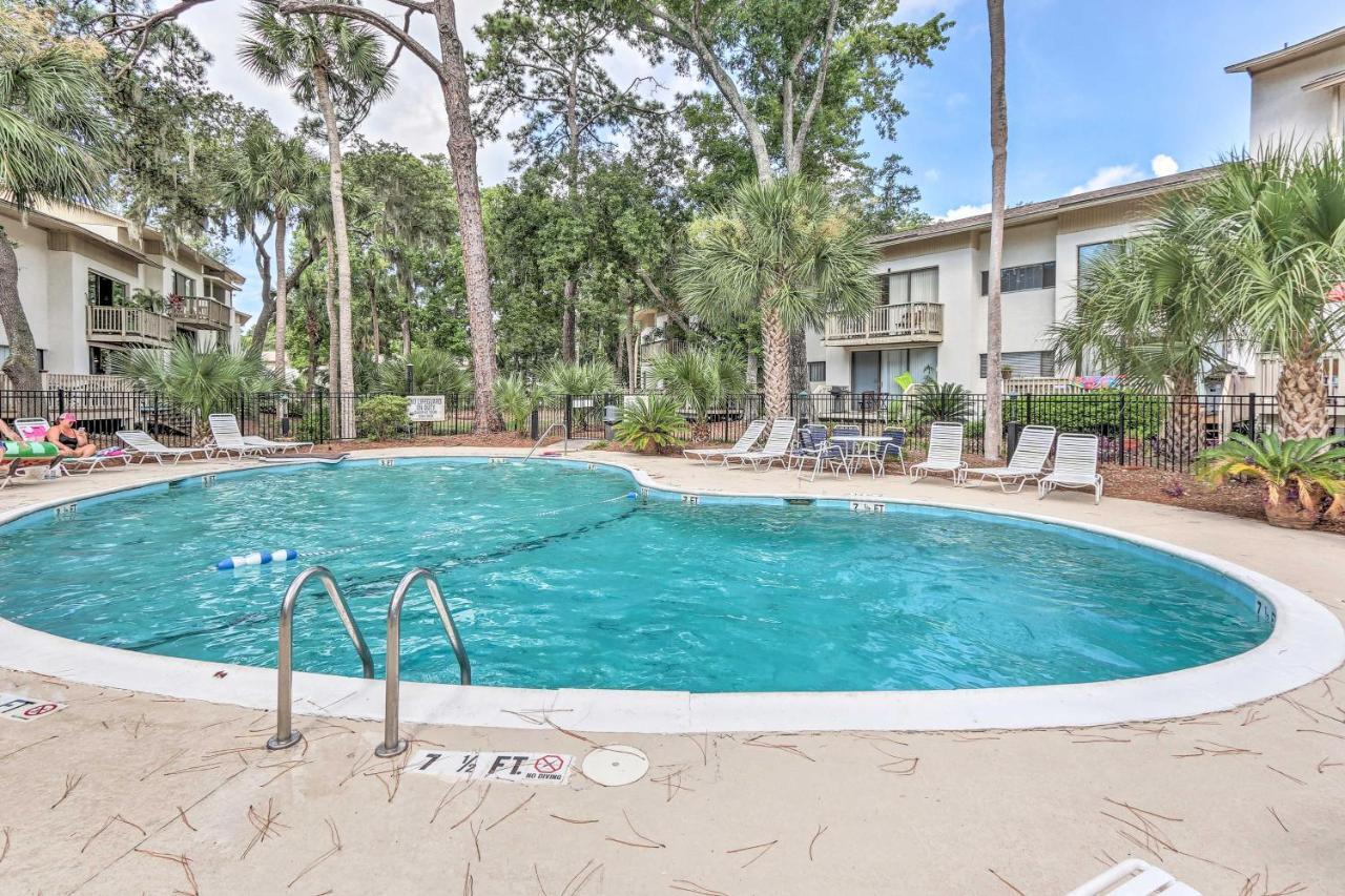 Hilton Head Island Townhome Patio, Walk To Beach Exteriör bild