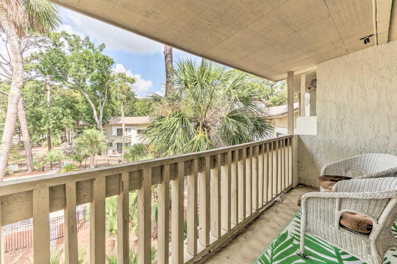 Hilton Head Island Townhome Patio, Walk To Beach Exteriör bild