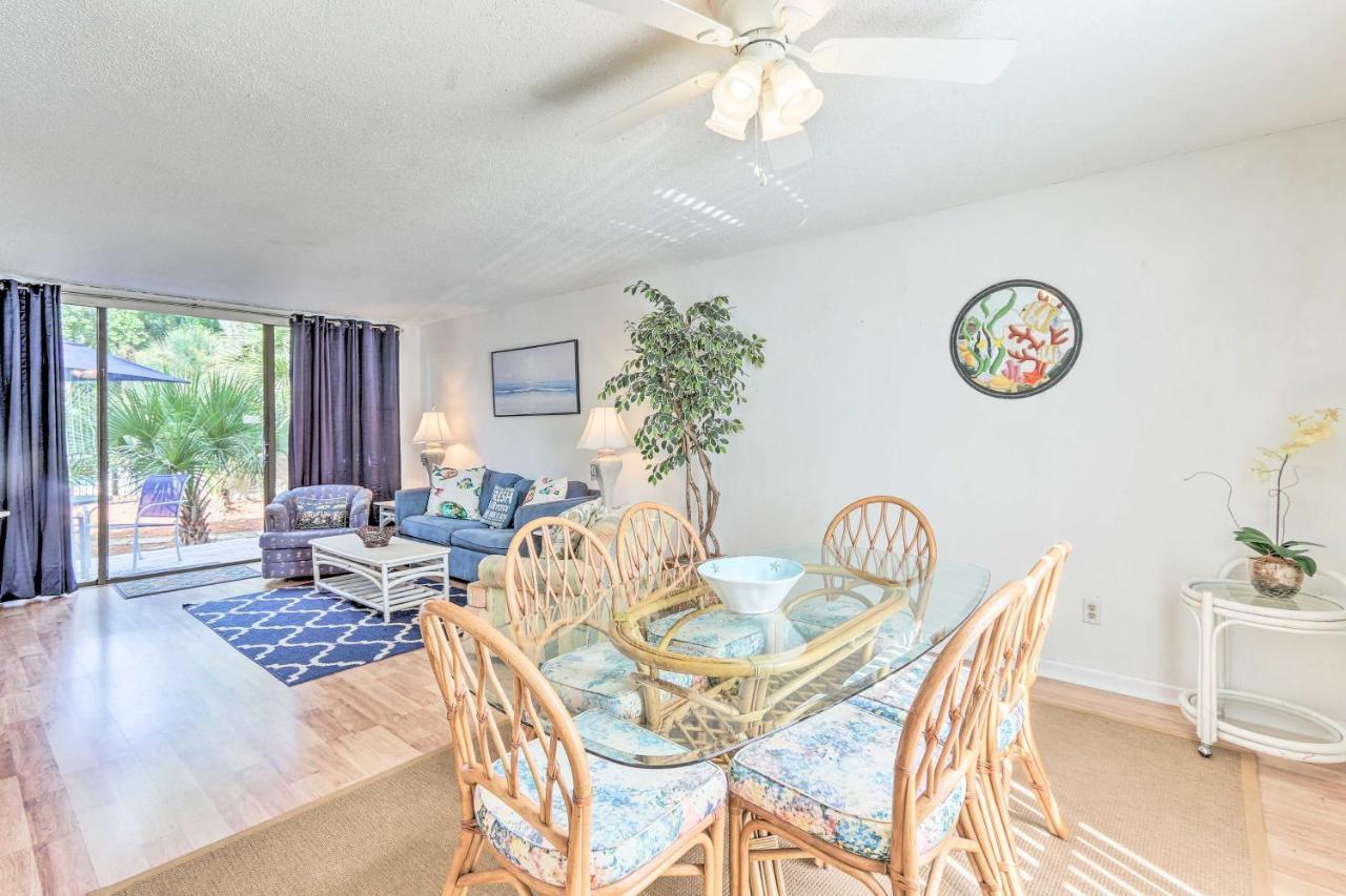 Hilton Head Island Townhome Patio, Walk To Beach Exteriör bild