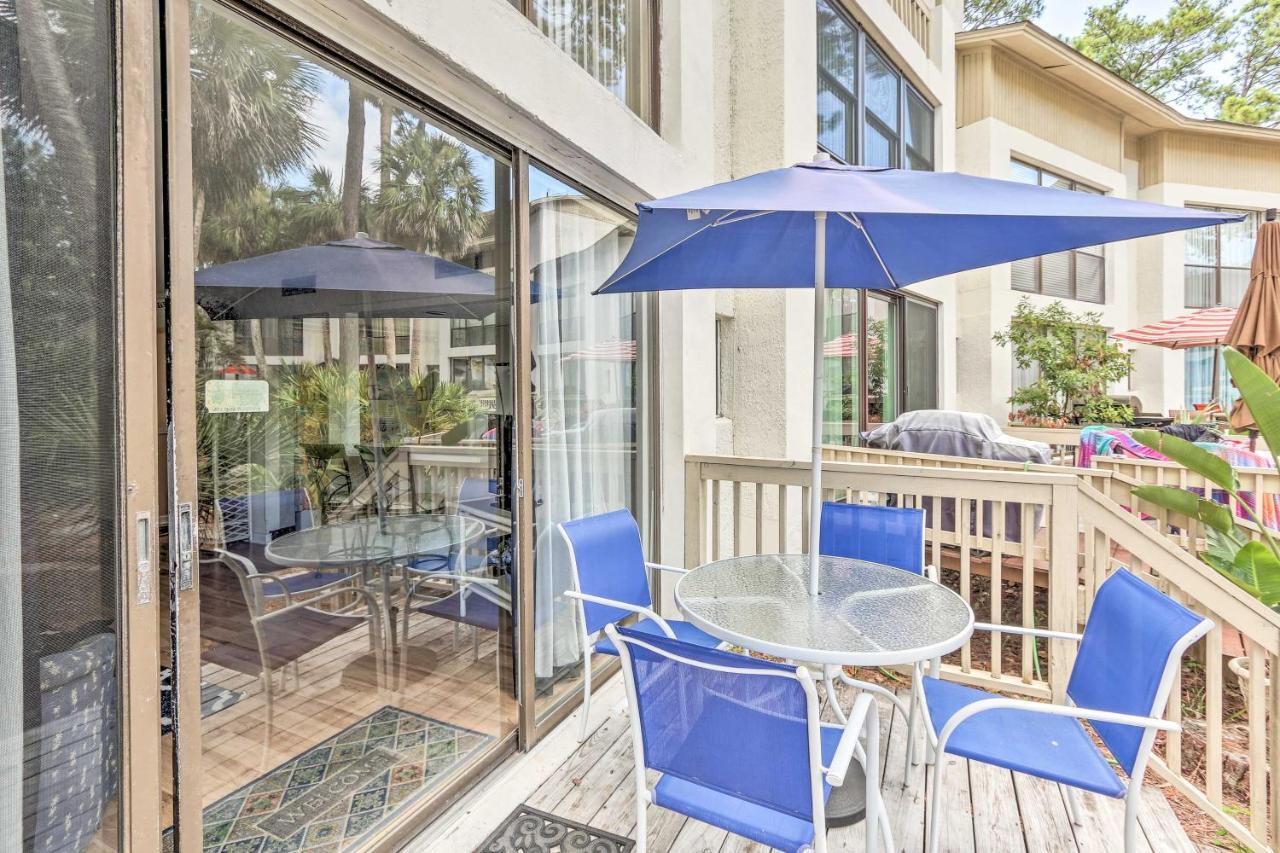 Hilton Head Island Townhome Patio, Walk To Beach Exteriör bild