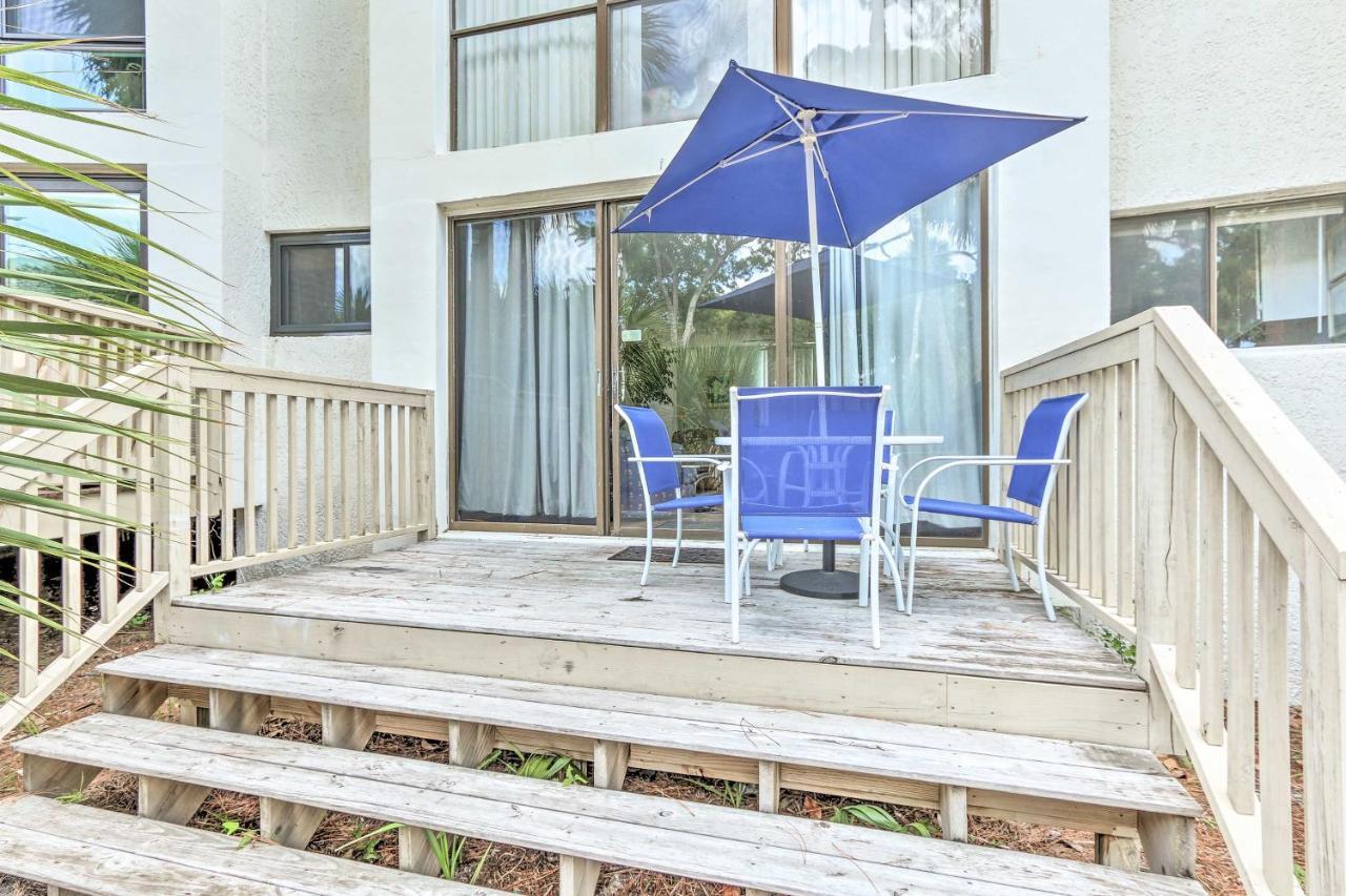 Hilton Head Island Townhome Patio, Walk To Beach Exteriör bild